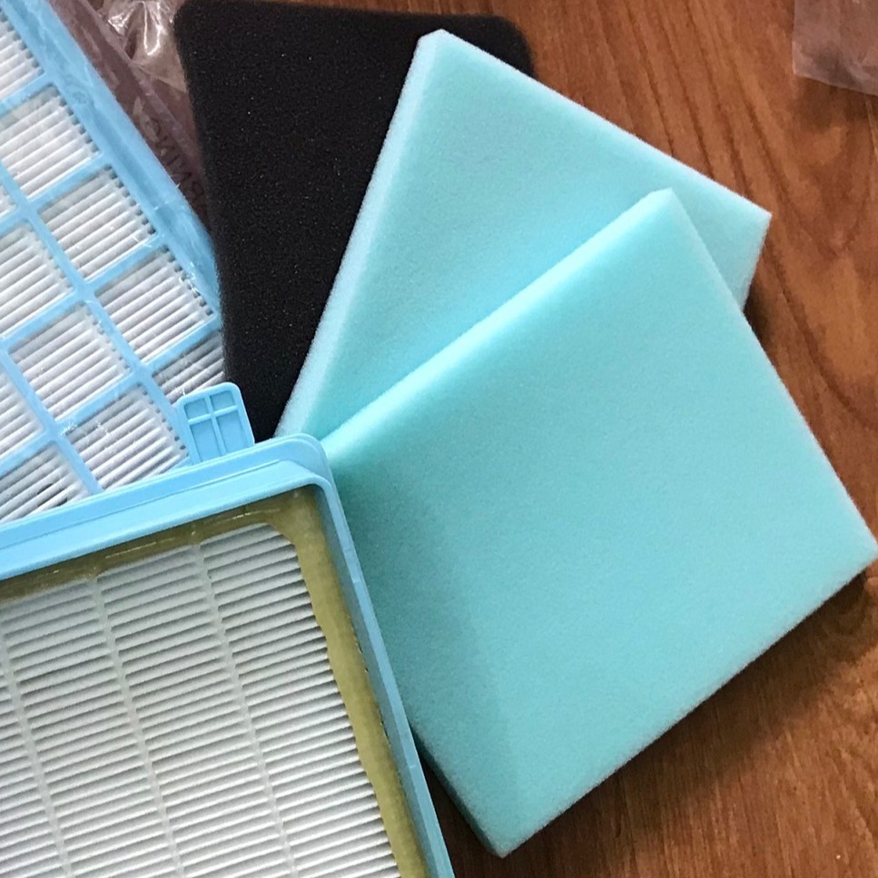 Bộ lọc HEPA máy hút bụi thay thế cho Philips 147mm - Set màng lọc máy hút bụi Philips FC8200 , FC8260