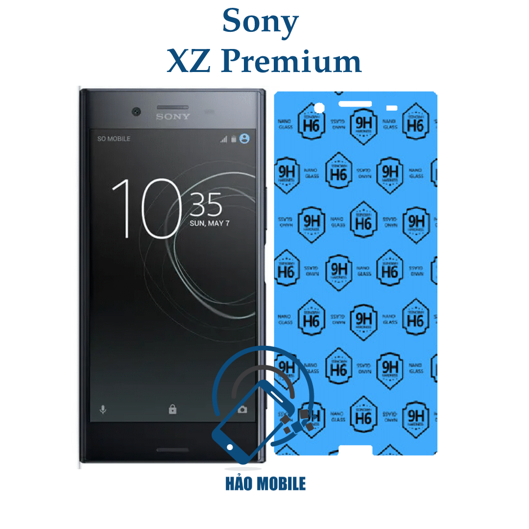 Dán cường lực dẻo nano trước sau cho Sony XZ Premium