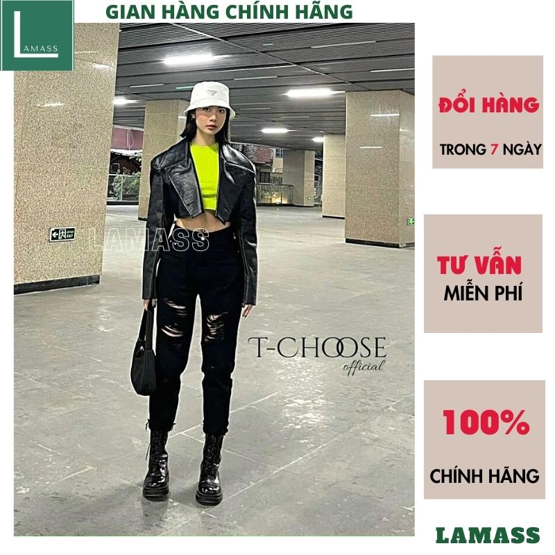 Quần jean nữ lưng cao , bò nữ rách nhiều 2 mầu ,quần bagy bò ống côn , quần jeans khỏe khoắn cá tính mặc tôn dáng trẻ chung năng động -LAMASS