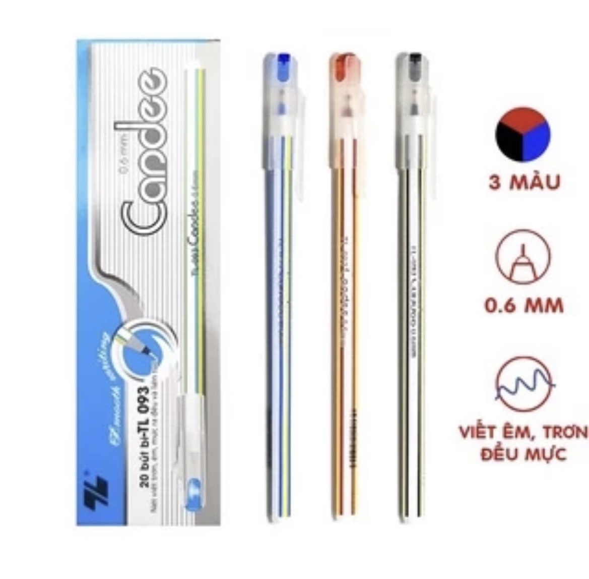Hộp Bút Bi Thiên Long TL-093 (20 cây)