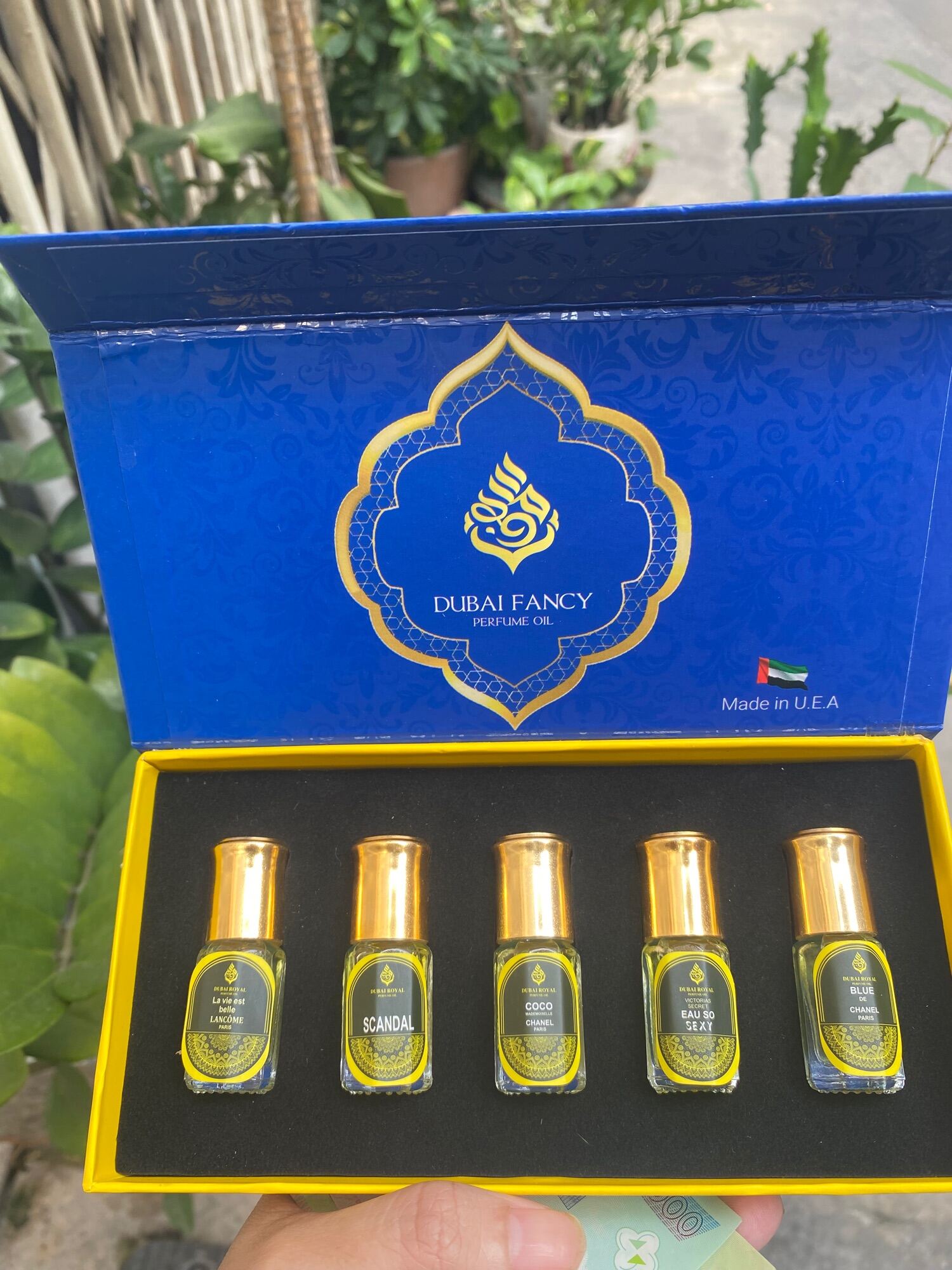 Set 5 chai  nước hoa dubai
