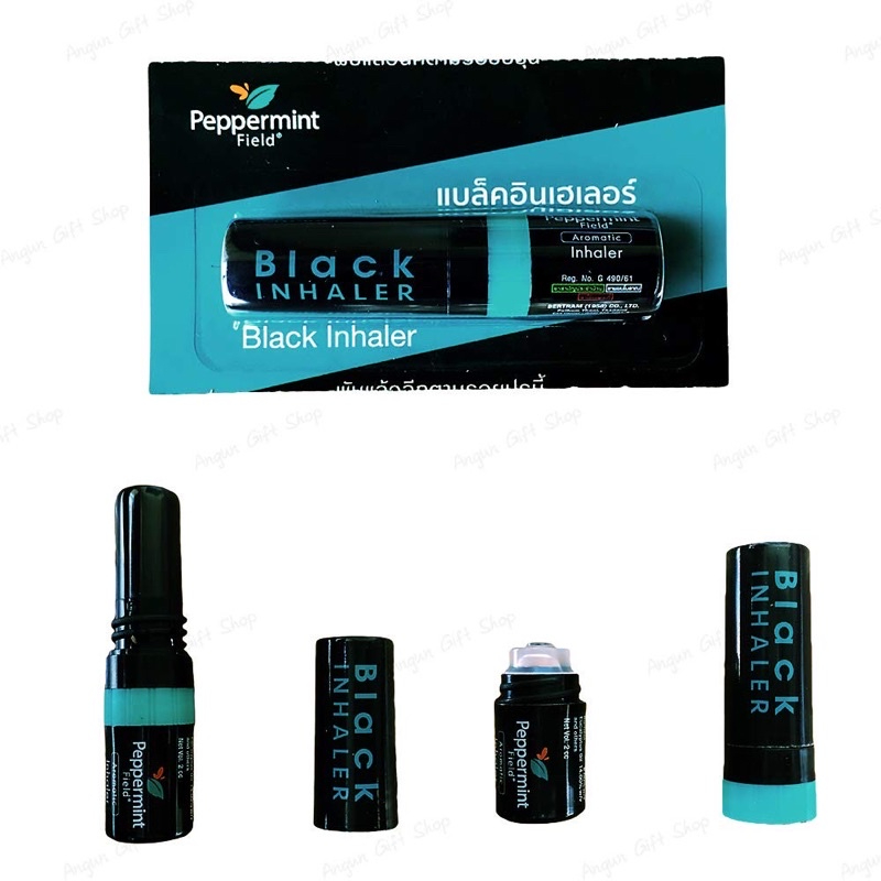 Ống hít thông mũi 2 đầu thái lan bạc hà peppermint field inhaler 2ml