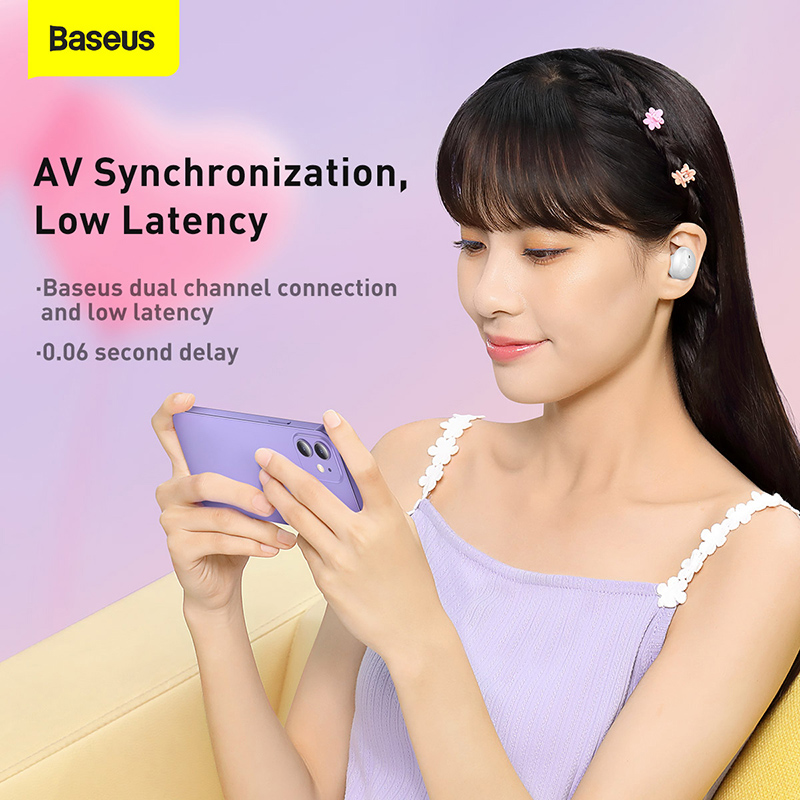 NEW丨Tai Nghe Bluetooth Baseus True Wireless Mini Bowie E2 Bluetooth 5.2 Tai Nghe Chống Trộm For iPhone 13 12 Pro Max - Phân Phối Chính Hãng Bởi Baseus ViệtNam