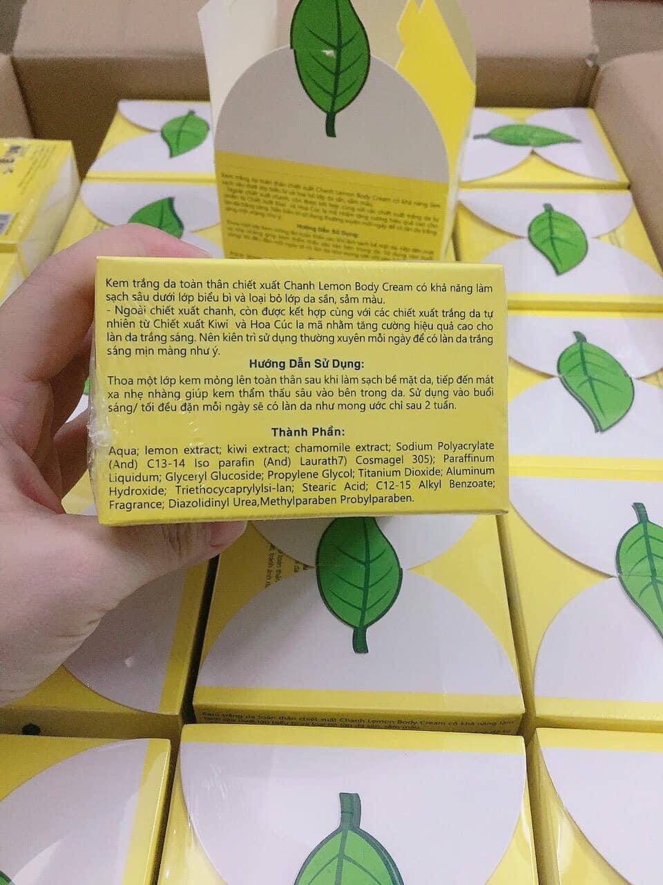 [HCM]BODY LEMON CHANH ( mẫu mới )