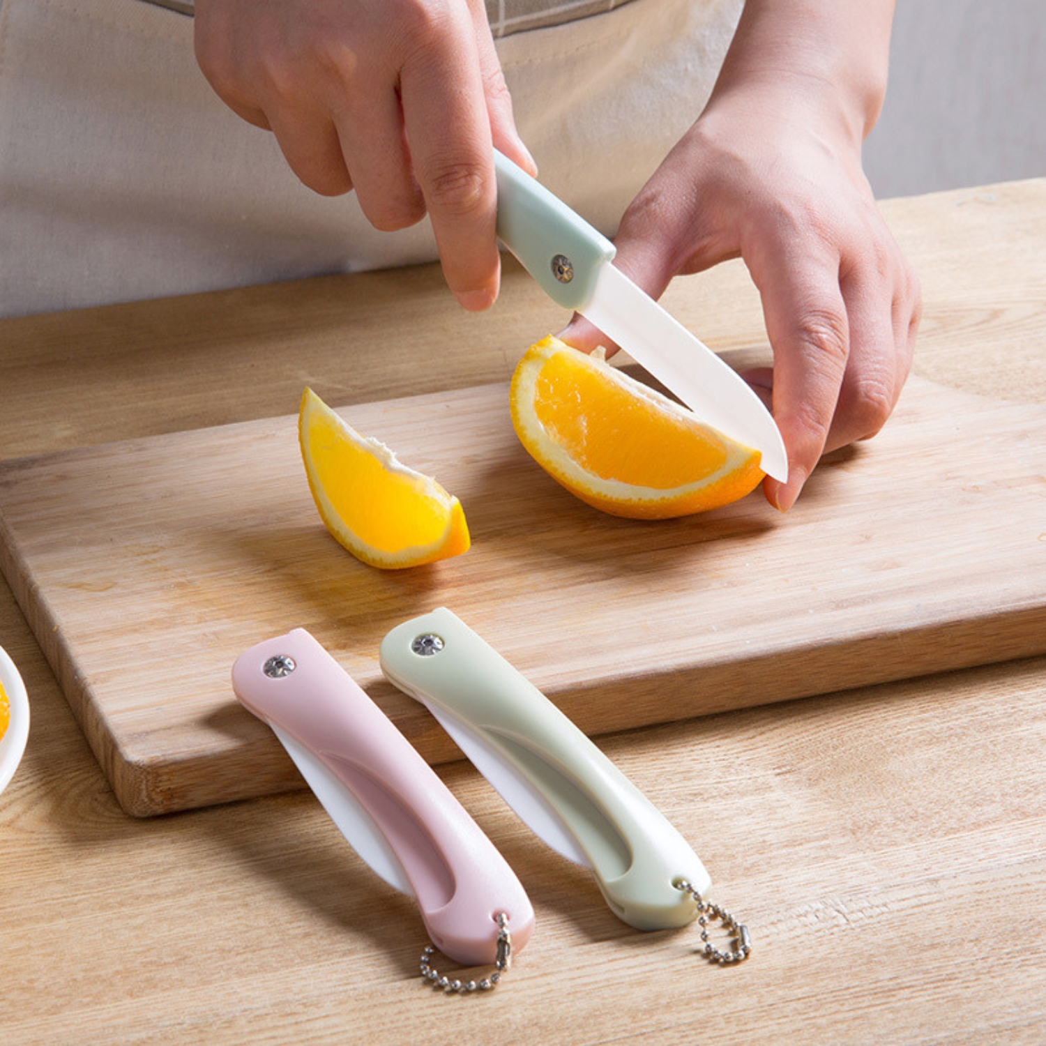 Japanese Folding Fruit Knife, Multifunctional Folding Knife Convenient for Travel