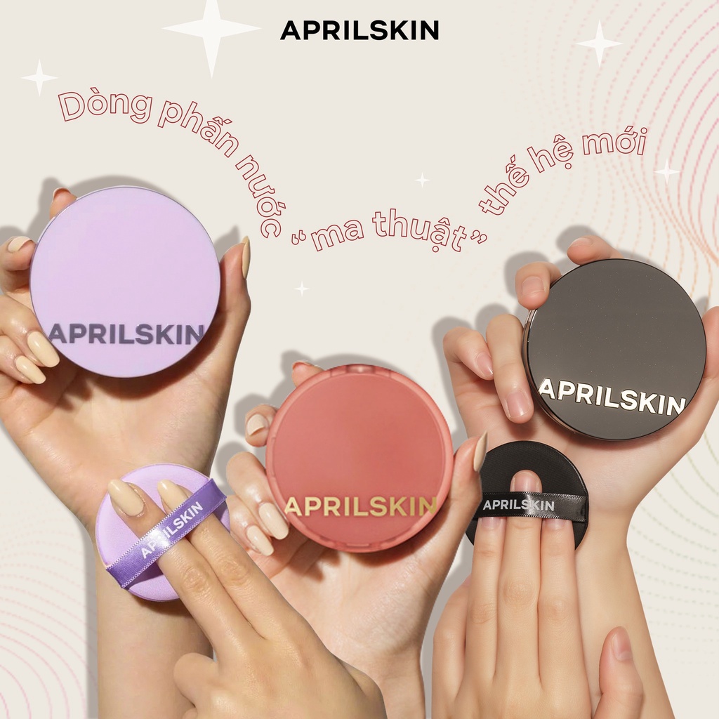 Phấn Nước Aprilskin Cushion - Dòng phấn nước "ma thuật" thế hệ mới