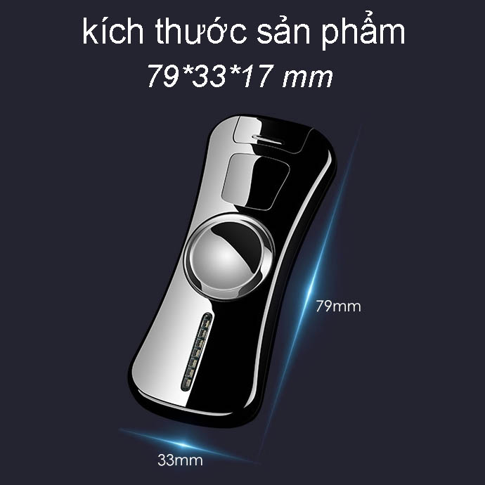 Bật Lửa Điện Plasma 4 tia xoay tạo 11 Hiệu Ứng 3D