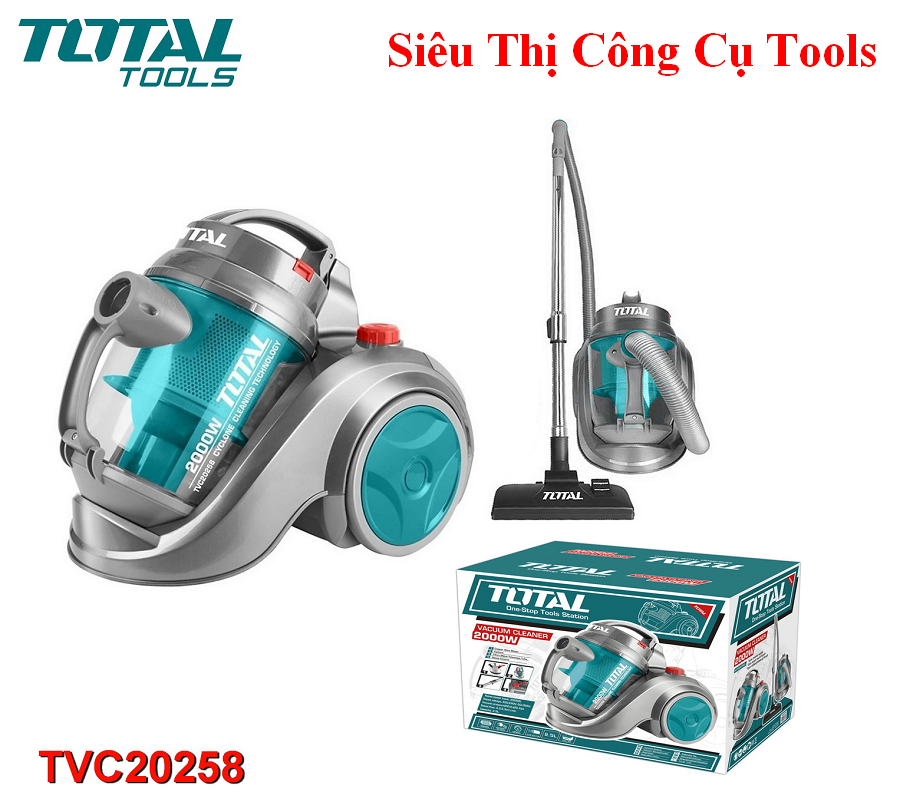 Máy hút bụi cầm tay 2,5 lít Total TVC20258