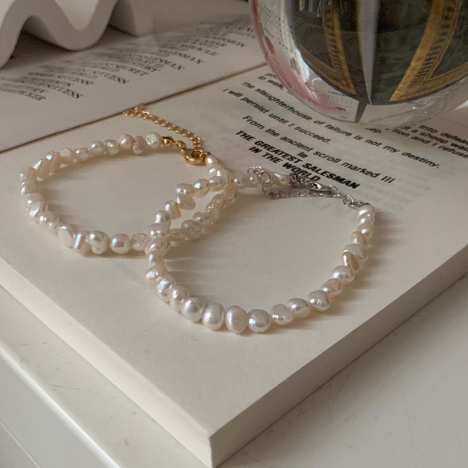 Vòng tay real pearl Hàn Quốc Korea