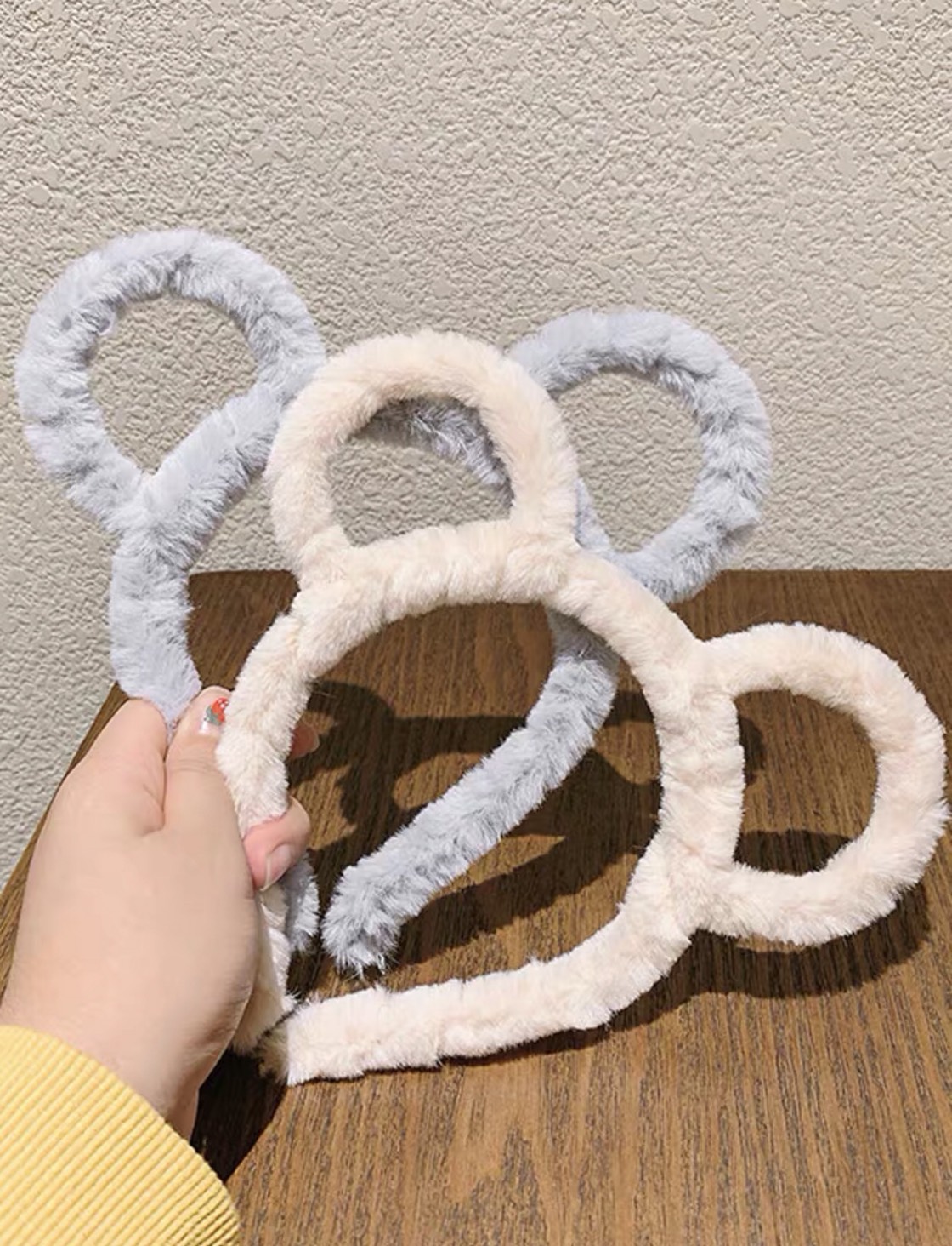 Bờm lông cài tóc hình tai gấu dễ thương - phukienteen