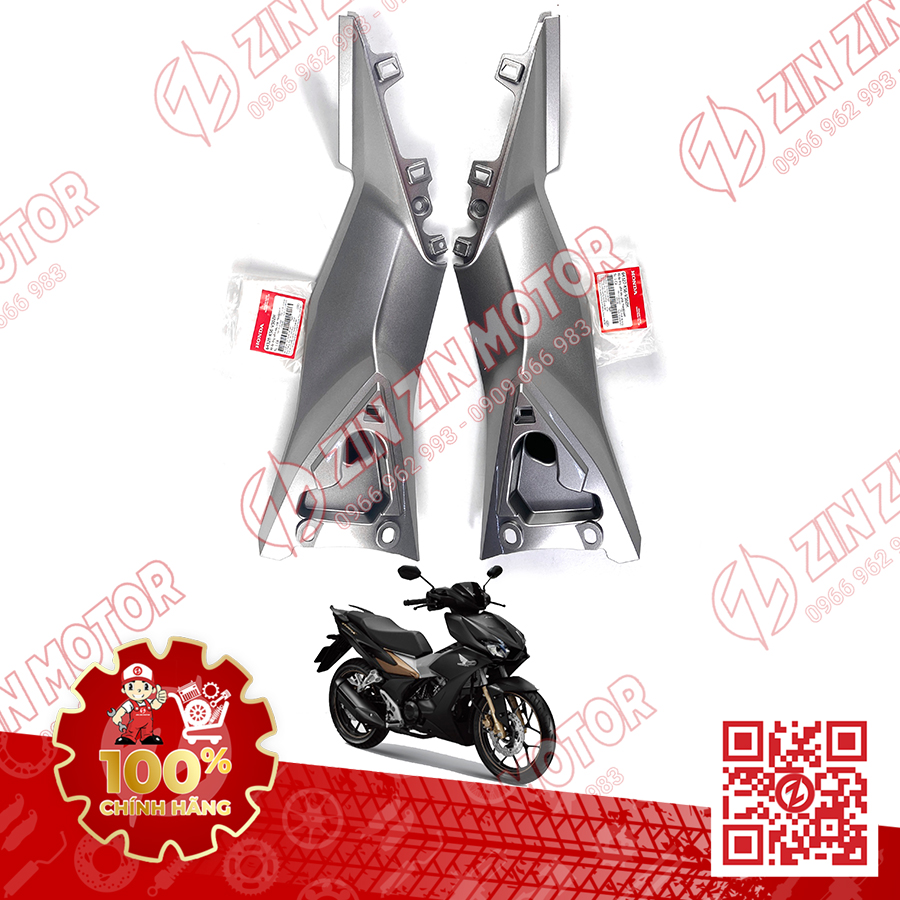 Ốp lườn bụng giữa, ốp yếm ống sau, ốp hông winner x v2 2019+ trái phải 64328-k56-v50zm, 64327-k56-v50zm chính hãng