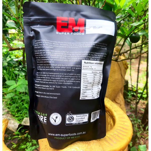 Hạt chia nhập khẩu Úc túi 50G date dài