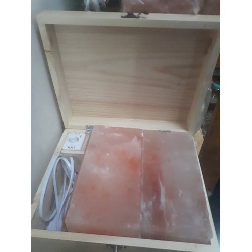 Hộp Đá Muối Massage Chân Himalaya mặt phẳng