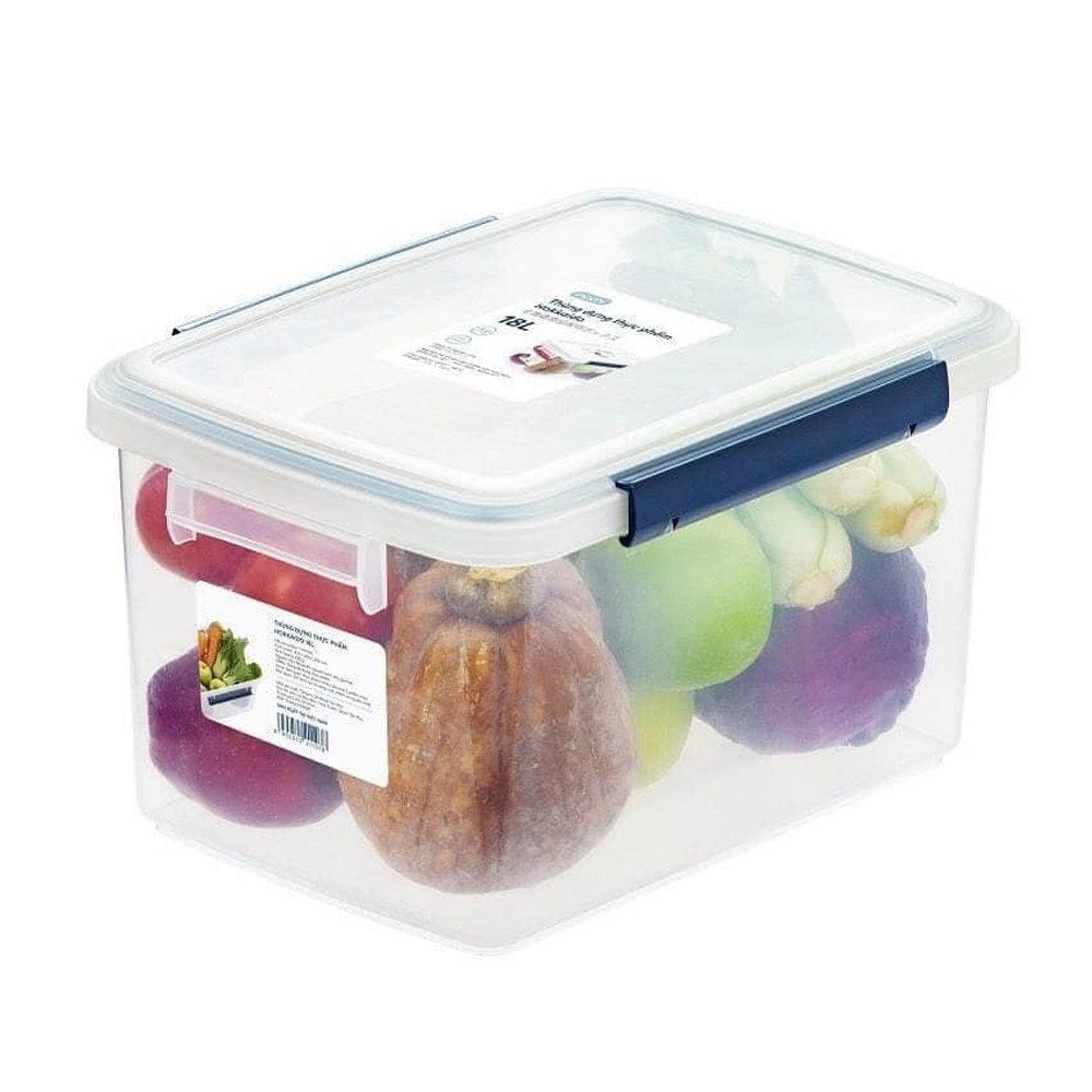 Thùng Đựng Thực Phẩm, Thức Ăn Bằng Nhựa Cao Cấp Hokkaido Inochi Nhật Bản 10, 18, 30 Lít