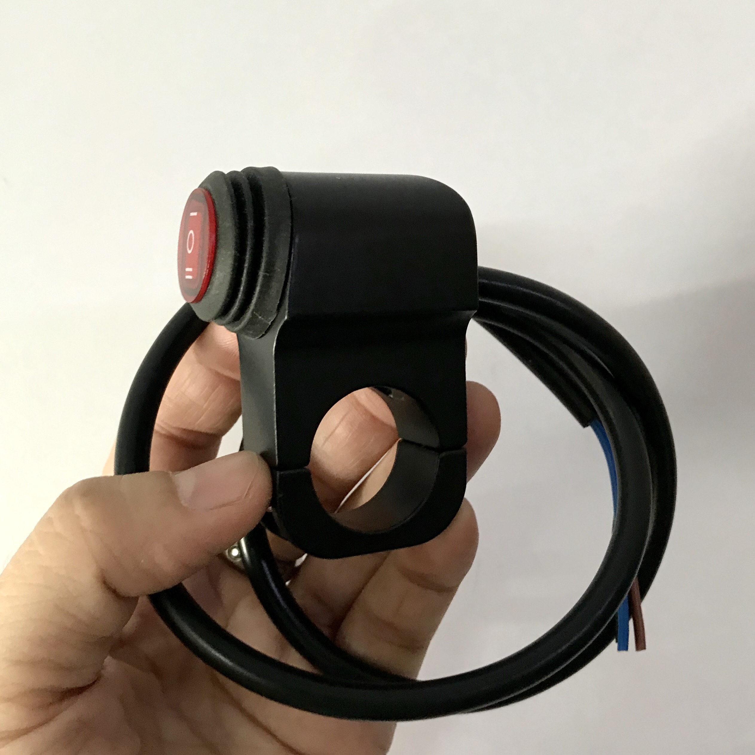 Công tắc đèn pha ON/OFF/ON 3 cực đảo chiều gắn ghi đông