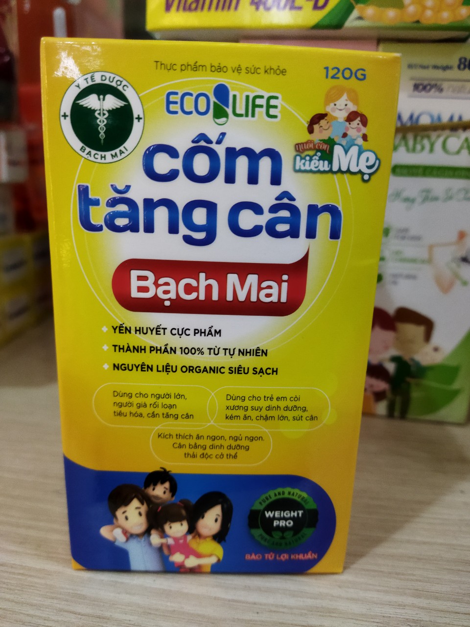 [HÀNG CHÍNH HÃNG]Combo 2 Cốm tăng cân Bạch Mai - bé khỏe mẹ vui.