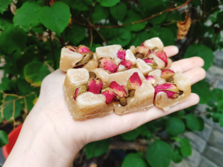 TRÀVIÊN ĐƯỜNG PHÈN  mật ongHOA HỒNG ĐỘC QUYỀN 500gr  thảo mộc ĐẸP DA CHỐNG LÃO HÓA TY TY SHOP