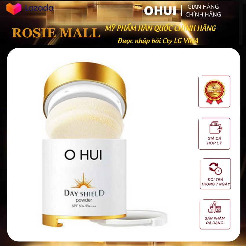 Phấn Phủ Chống Nắng Ohui Day Shield Sun Powder 20gr SPF50+/PA++++.Mỹ phẩm Hàn Quốc chính hãng