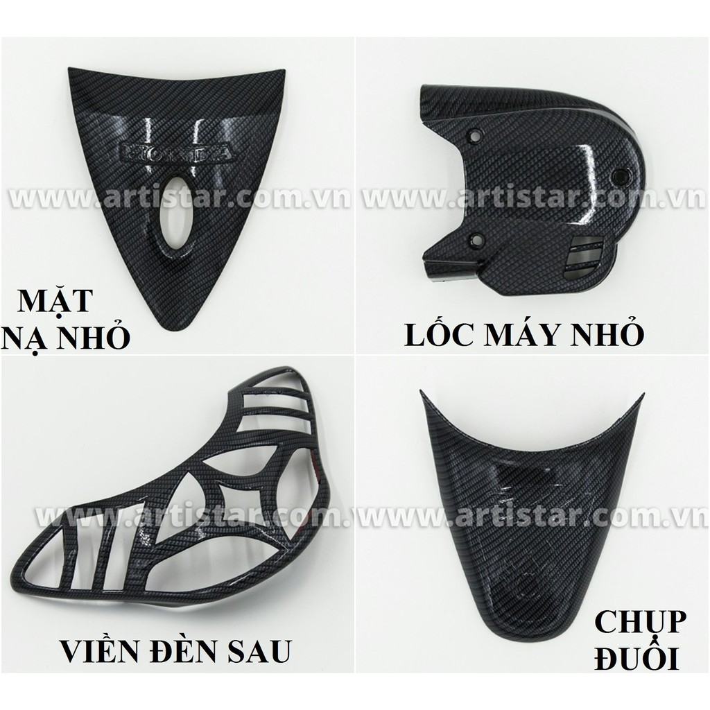 Ốp trang trí SH Mode 2013-2019 Carbon Artistar