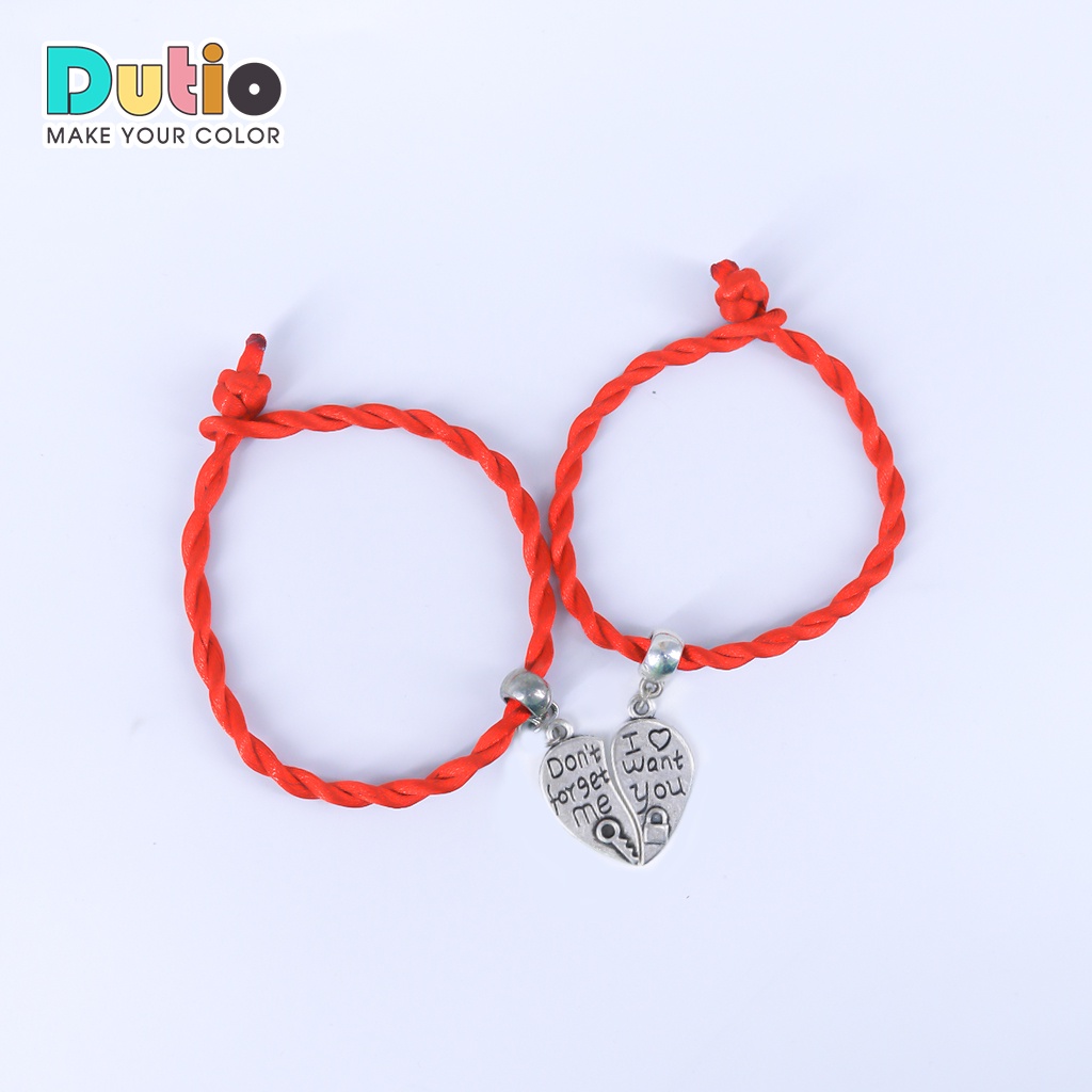 1 cặp vòng tay tình bạn dutio vòng tay sợi chỉ đỏ cặp nhóm bạn bè vf001