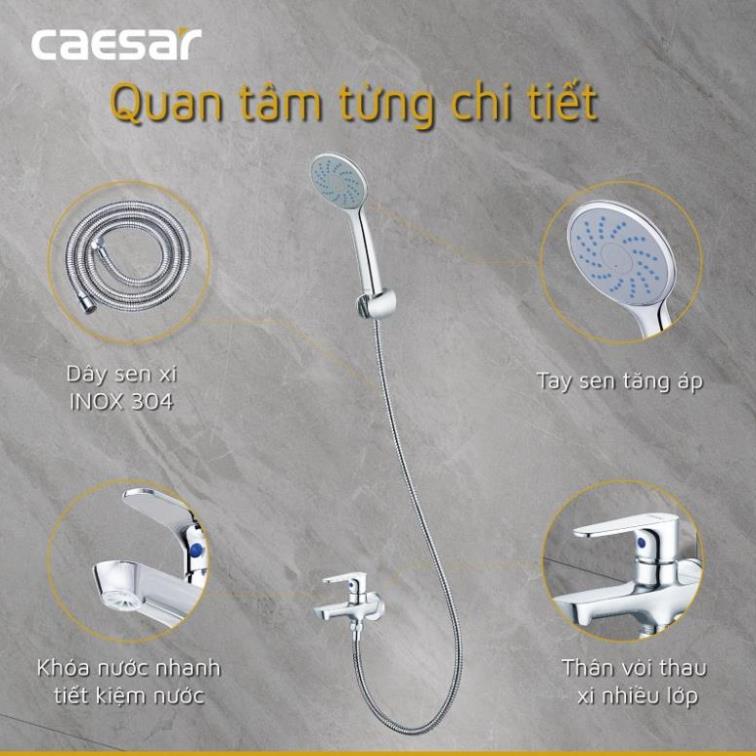 Vòi Sen Lạnh CAESAR S063C tay 1 chế độ xả