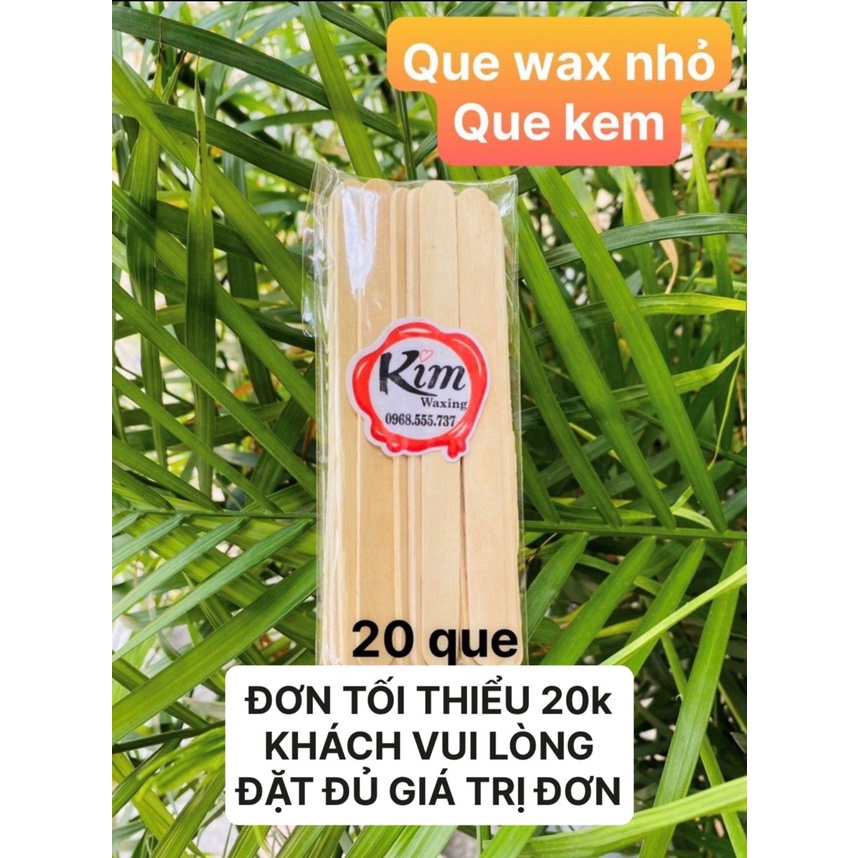 Que gỗ wax lông tay chân lông mũi mày