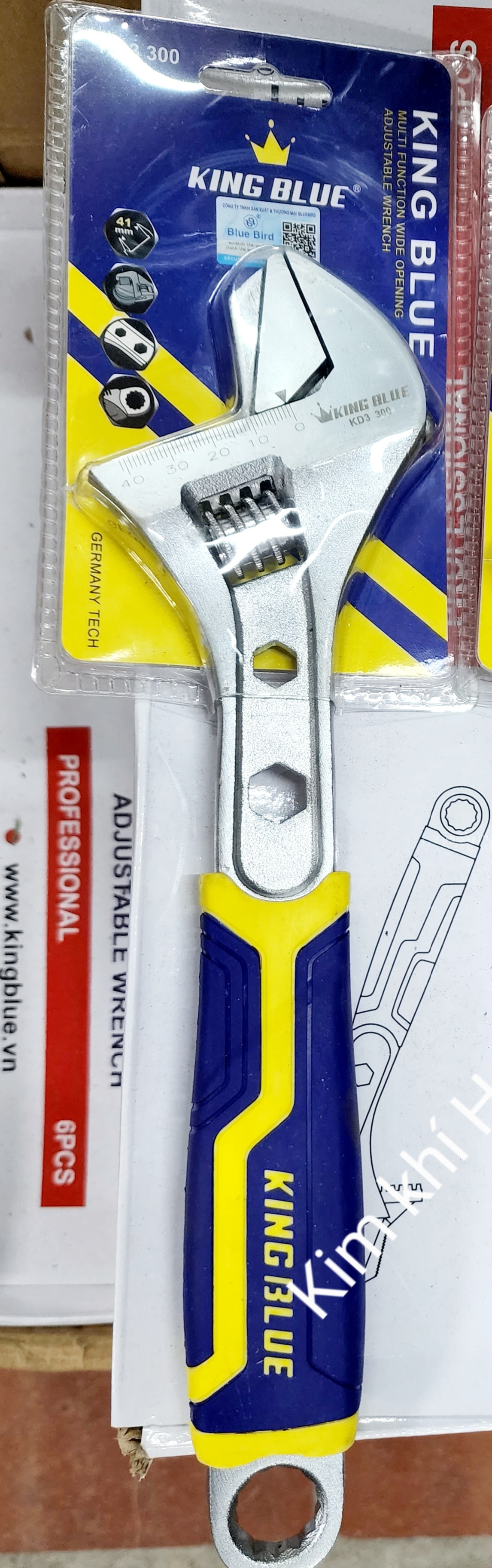 Mỏ lết công nghệ Kingblue 8'', 10'', 12'' cao cấp