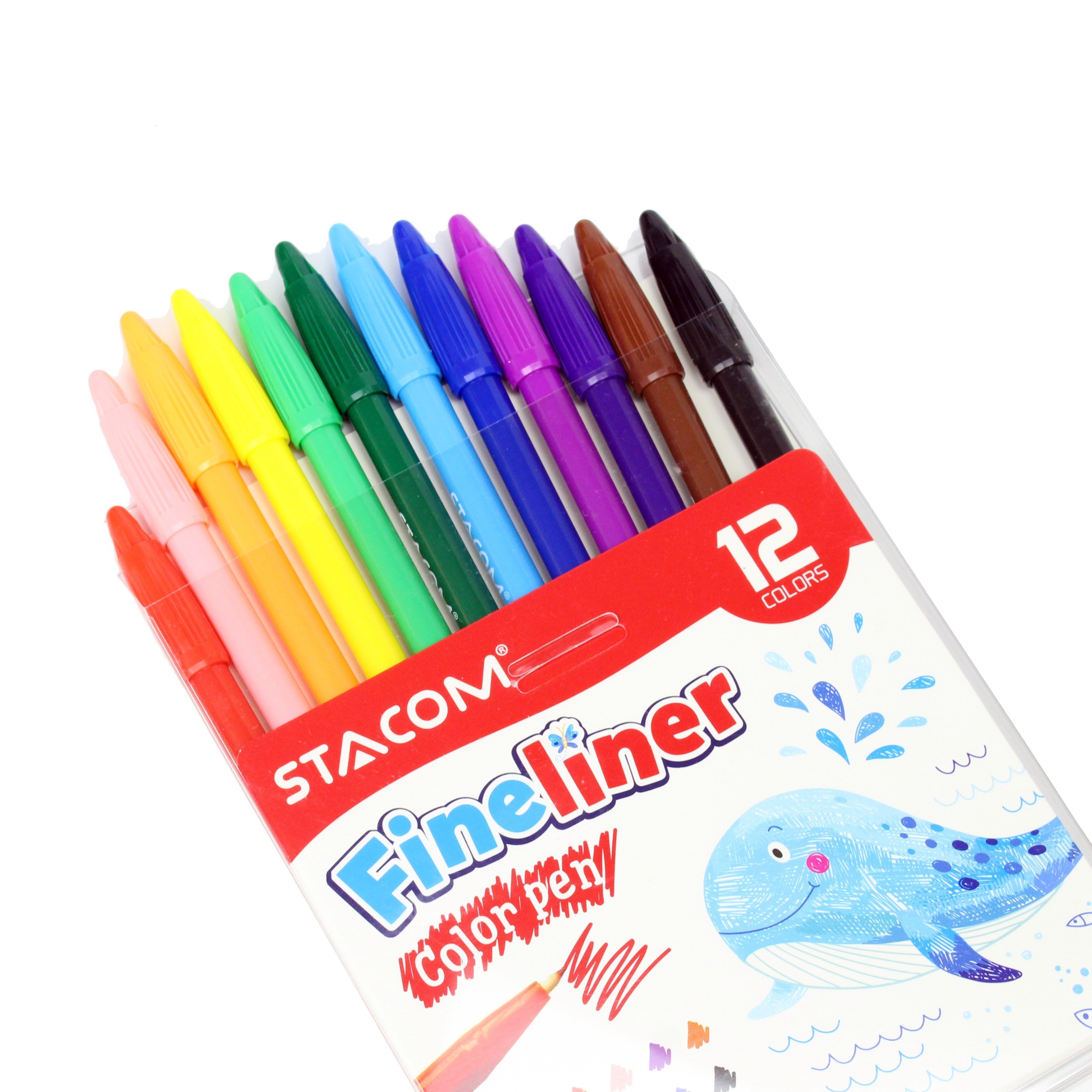 Bút lông màu nước  Stacom 12 màu FP212C