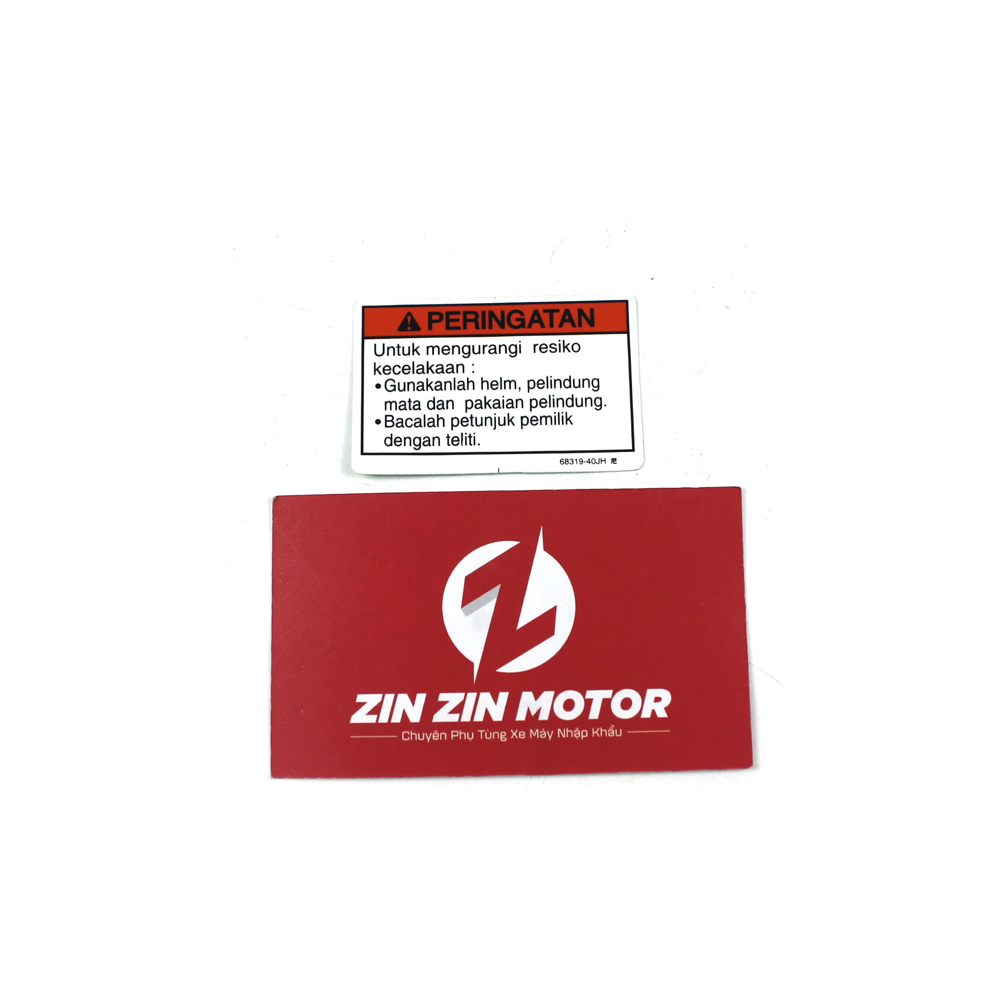 Stamp parameters warning-Satria fi, Raider fi-68319-40jh0-000-Zin Zin motor