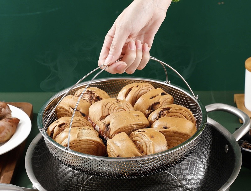 Khay hấp đồ ăn Inox tiện lợi