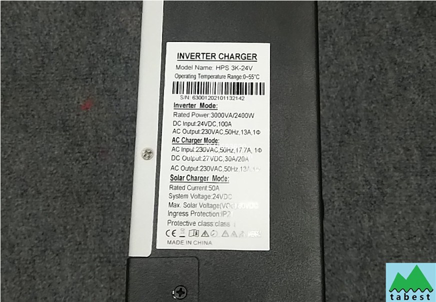 Inverter điện mặt trời độc lập 3Kva 24V