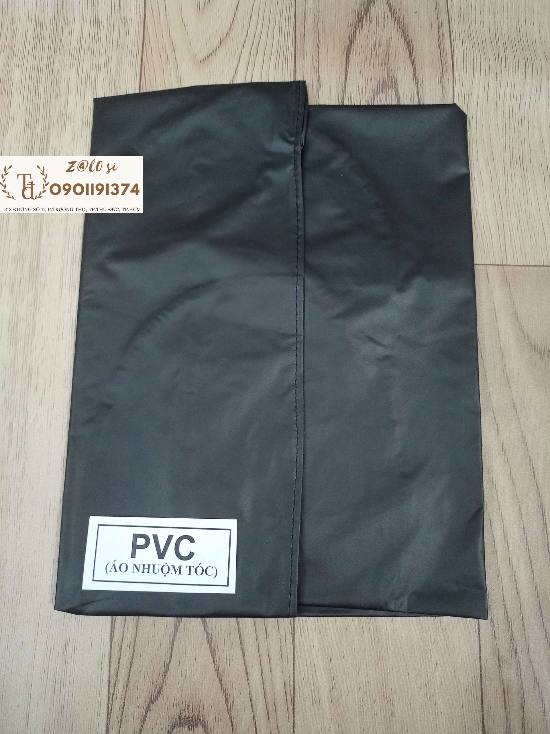 Choàng mỏng PVC dùng để nhuộm tóc
