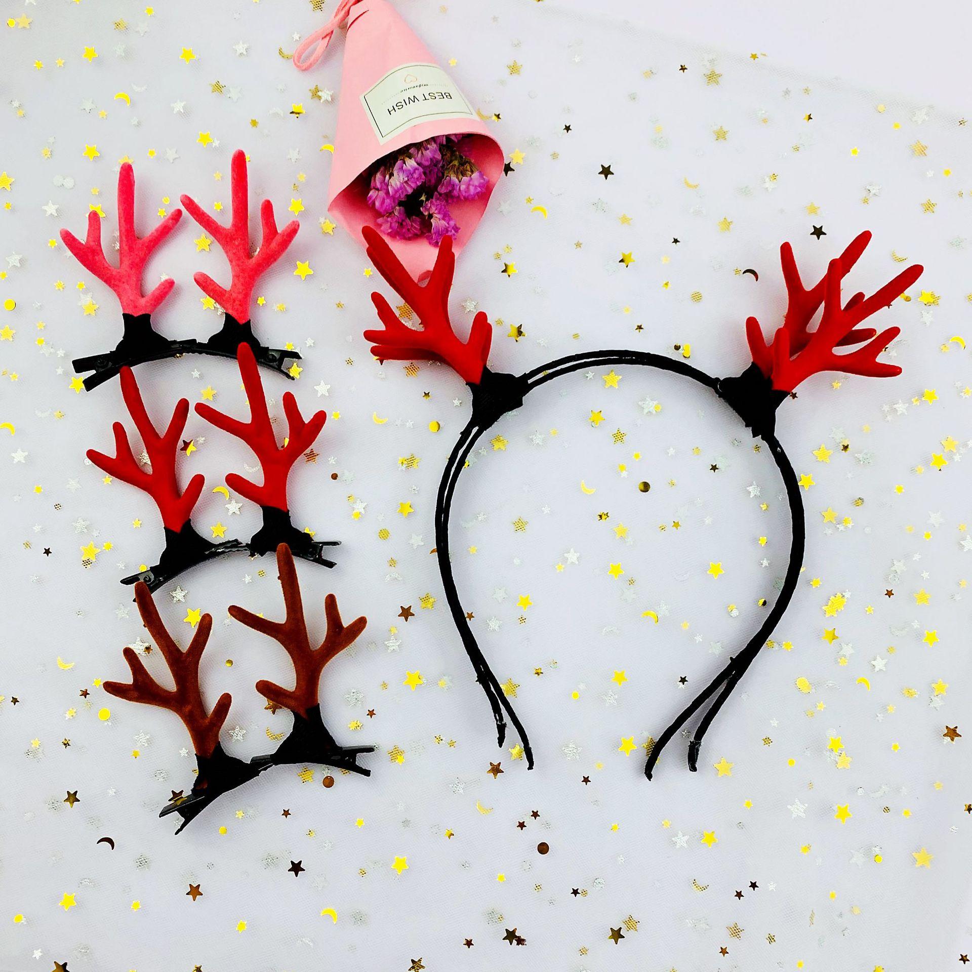 Cài tóc noel hình tai huơu