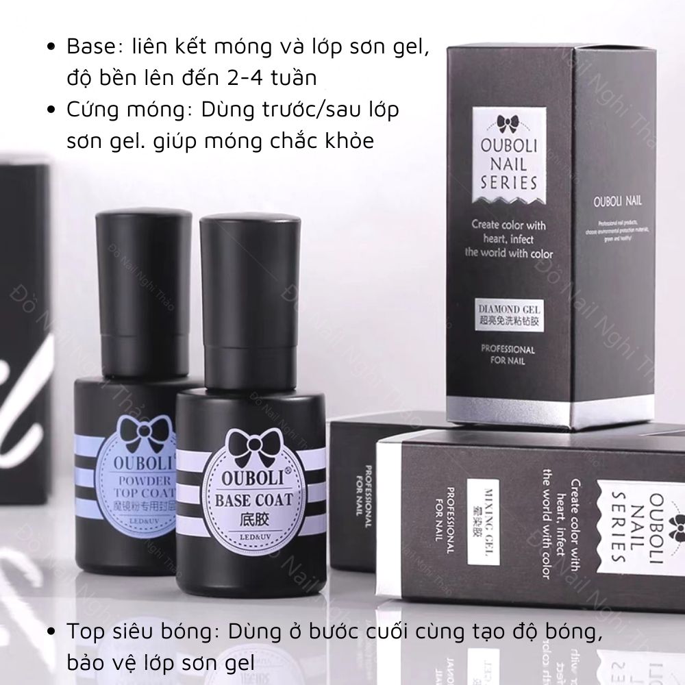 Base top cứng móng OUBOLI chính hãng 20ml