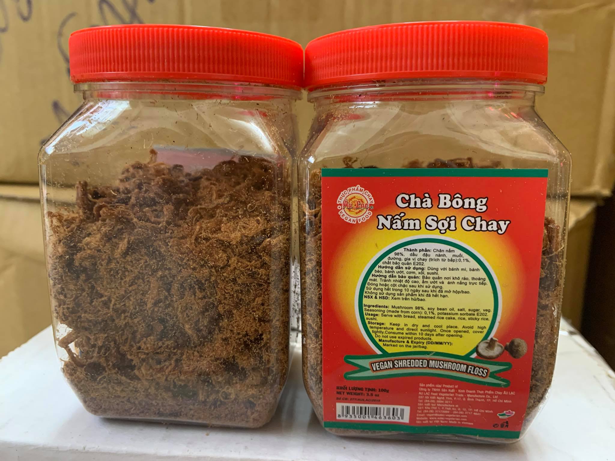 Chà bông nấm sợi chay Âu Lạc