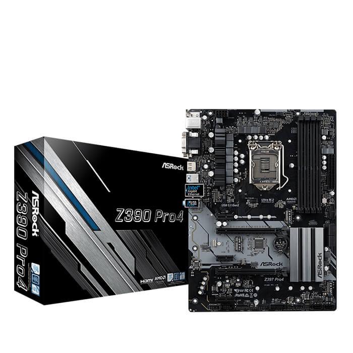 BO MẠCH CHỦ MÁY TÍNH ASROCK Z390 PRO4_90-MXB6T0-A0UAYZ