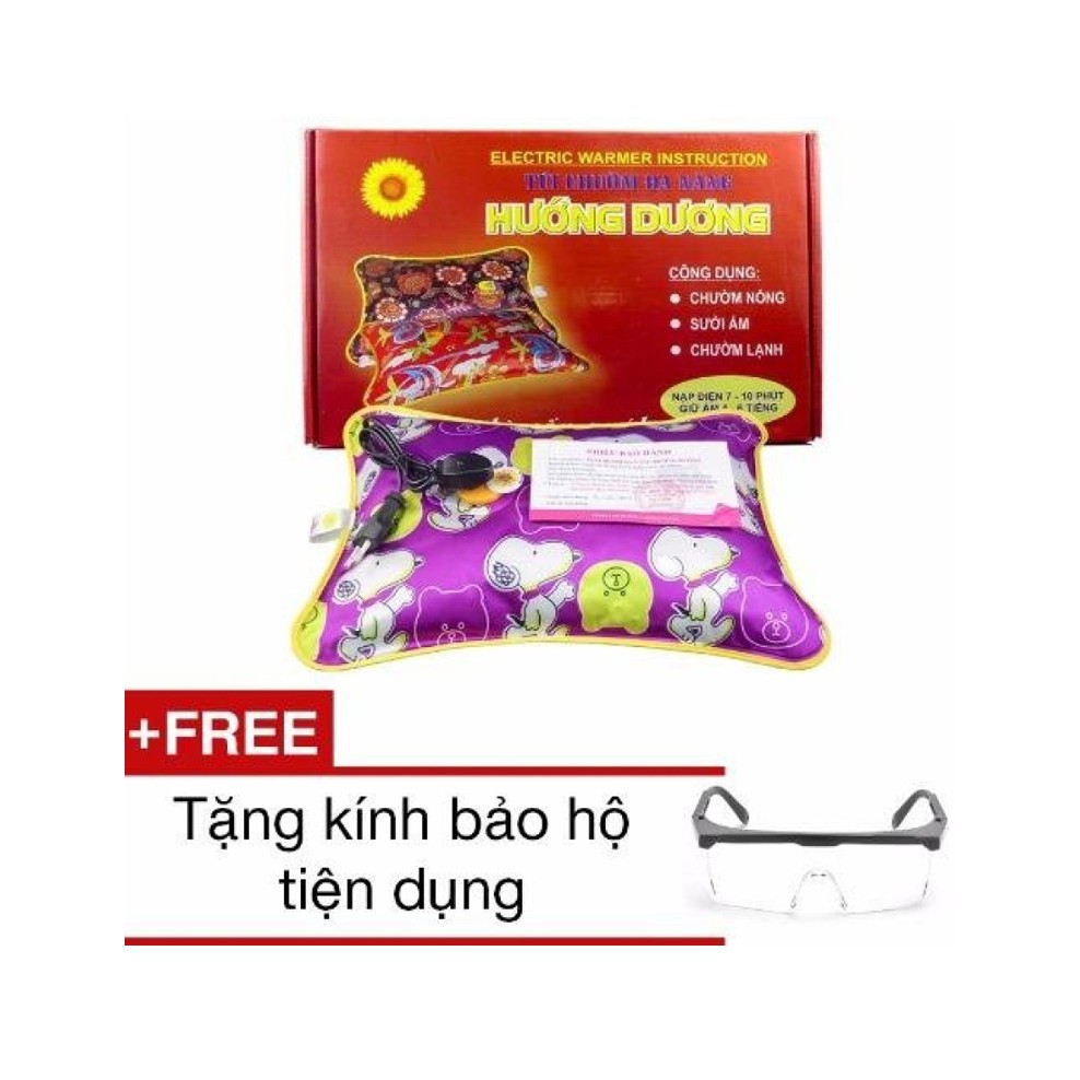 Túi Chườm Đa Năng Hướng Dương Cỡ trung + Tặng 1 kính bảo hộ