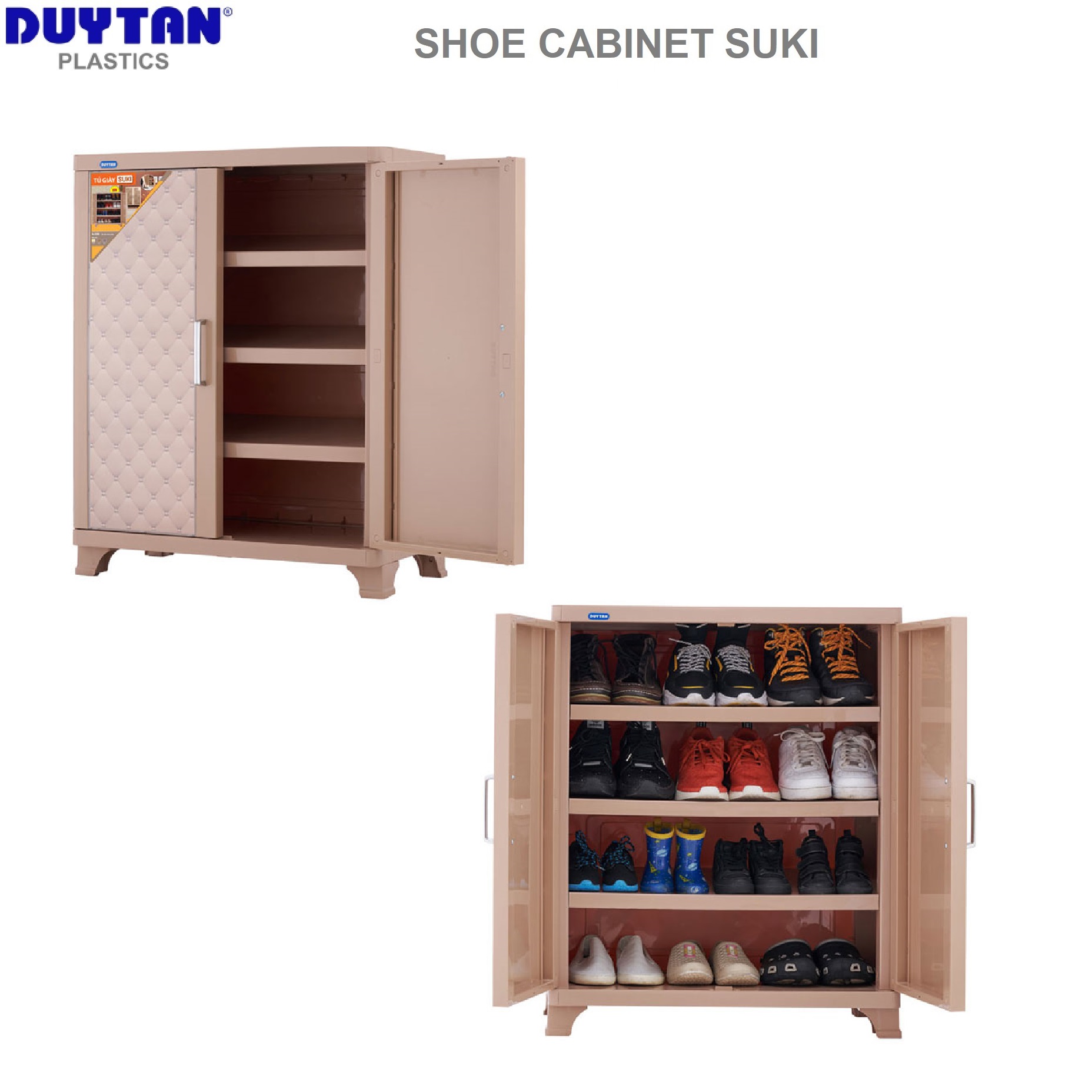 Tủ kệ giày dép Suki Duy Tân 4ngăn