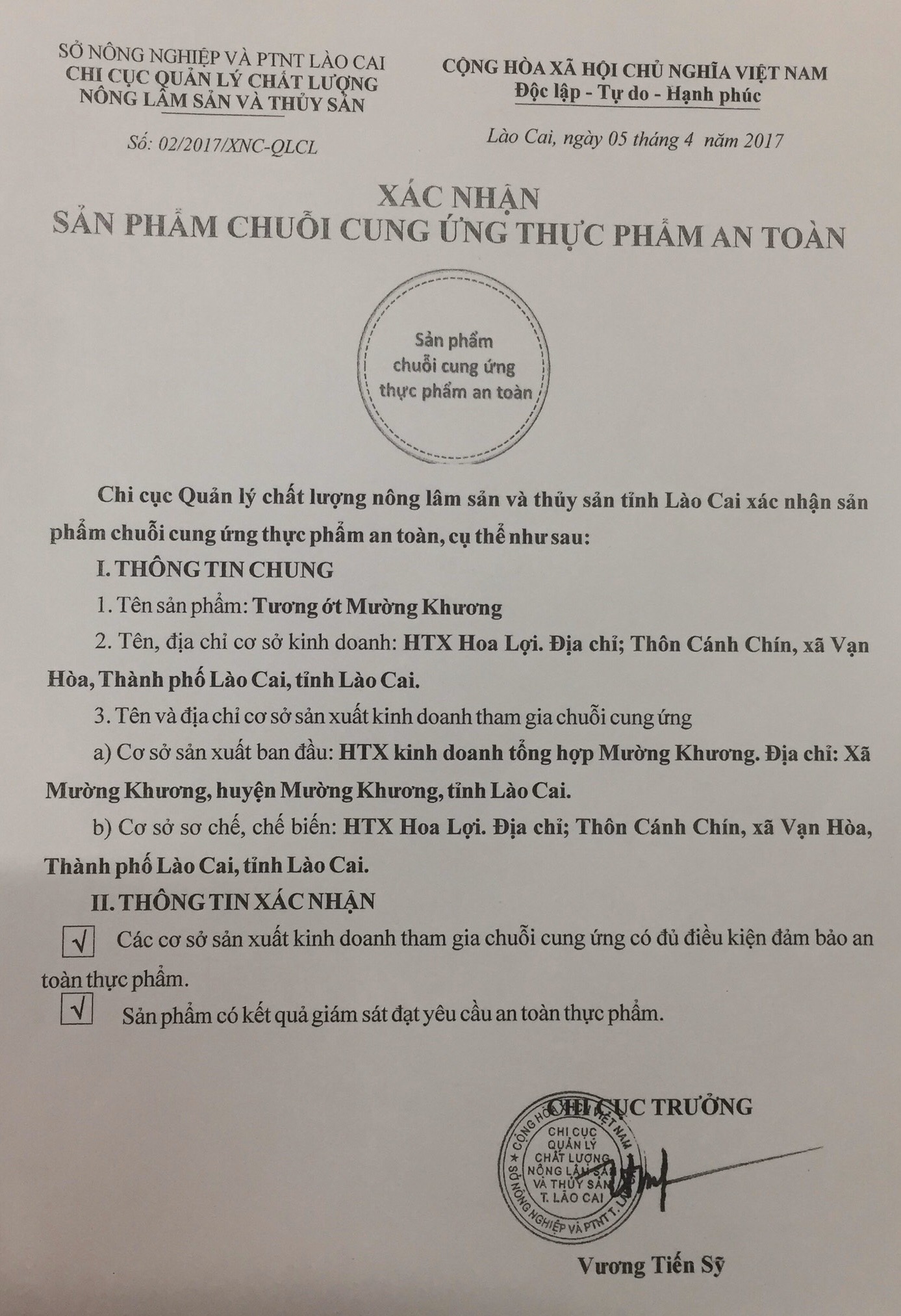 Tương ớt Mường Khương 250ml