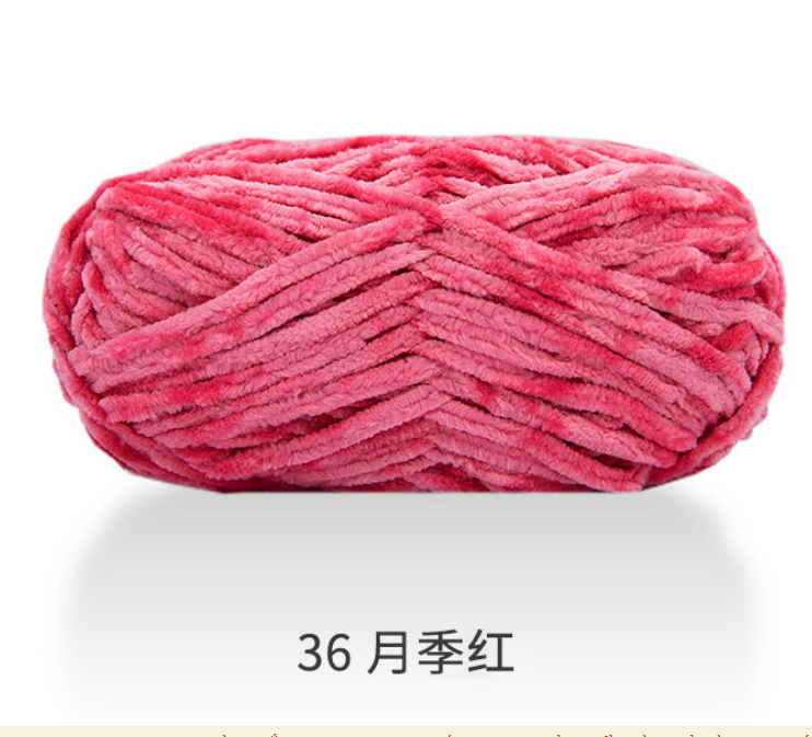 Len nhung Chenille cuộn 100g