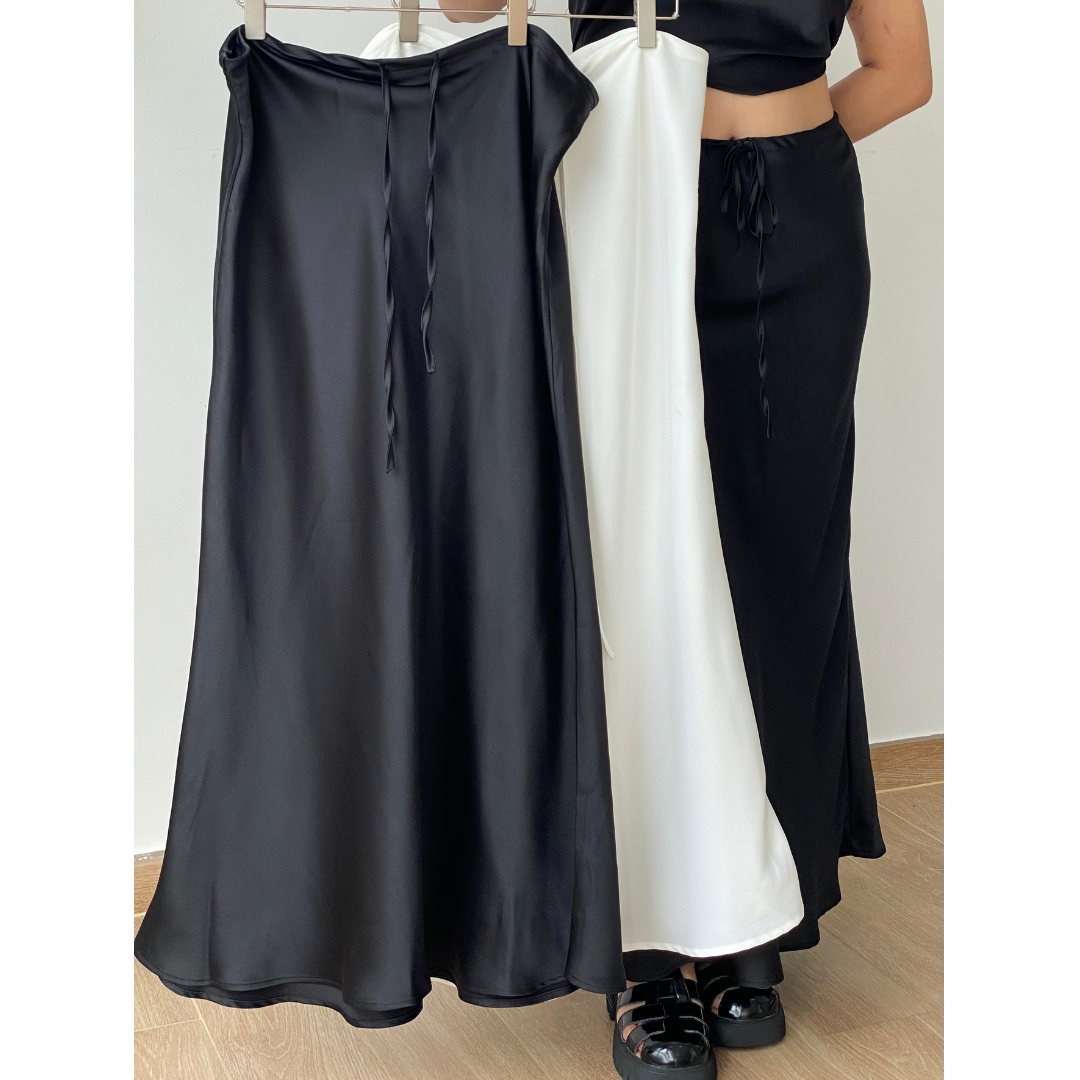 Chân váy midi bigsize chất lụa dáng đuôi cá shop bigsize (Đủ size to 55 - 90kg) - /NOTE.BIGSIZE/