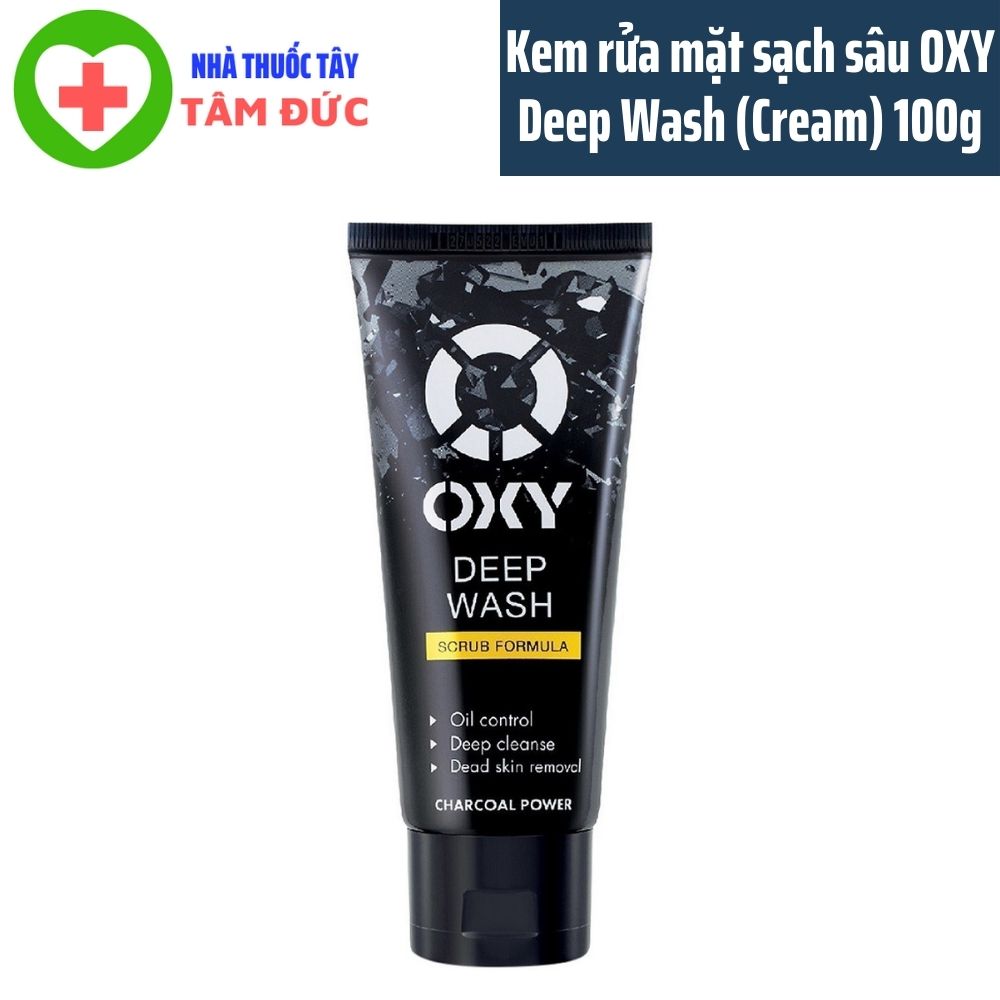 Kem rửa mặt sạch sâu OXY Deep Wash (Cream) 100g