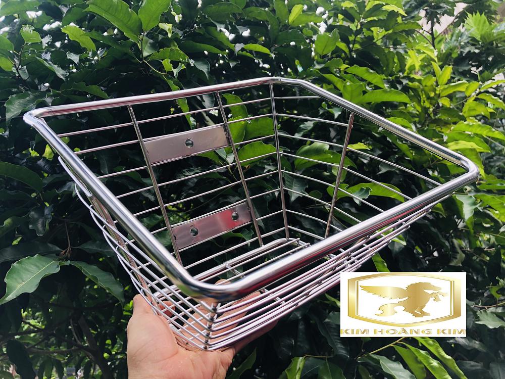 Rổ trước Inox 10 ly dầy dành cho xe Wave 1 lỗ trên 2 lỗ dưới,Sản Phẩm Chất Lượng, Ưu Đãi, Tốt  Dành Cho Bạn.