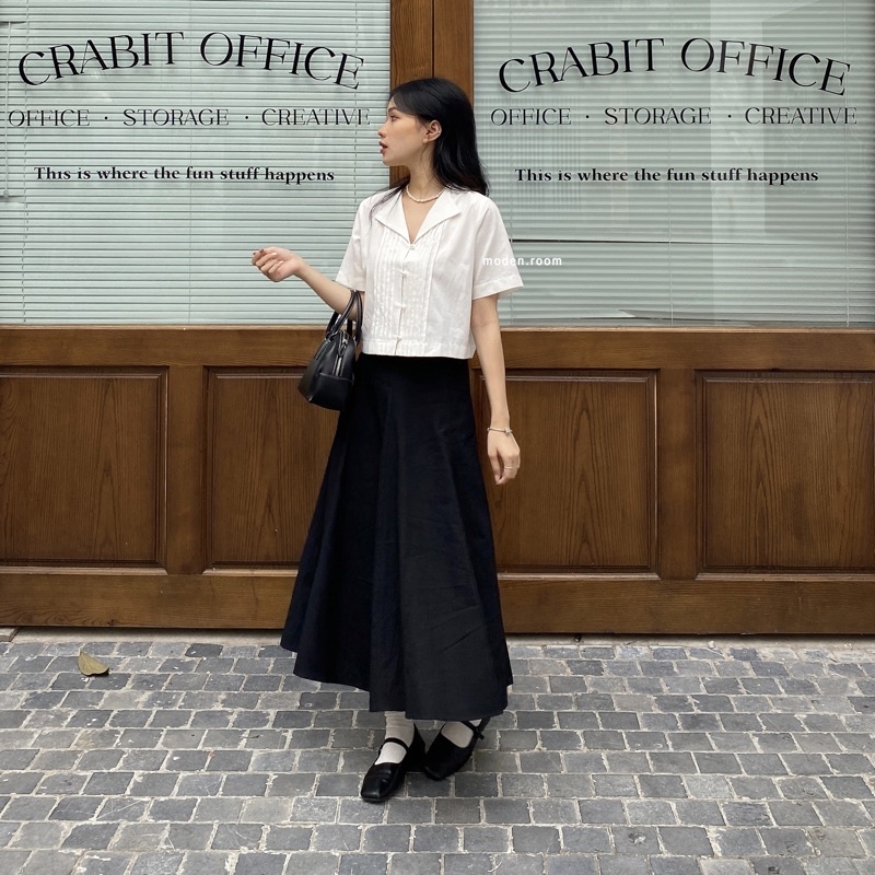 chân váy linen Reci 2 lớp MOD290922