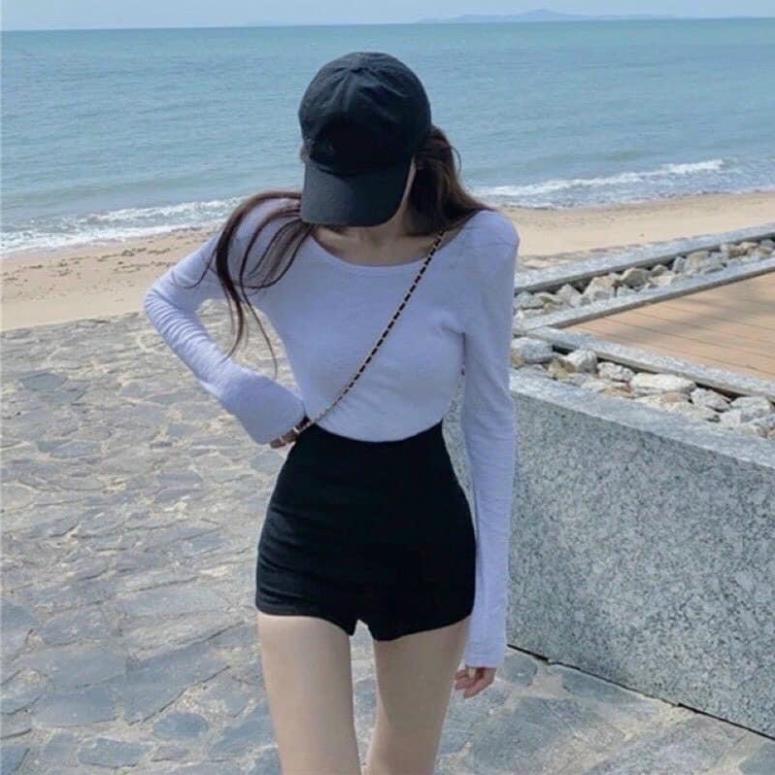 QUẦN SHORT DANCE LƯNG CAO dep1992