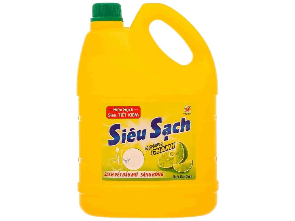 Nước Rữa Chén Care Siêu Sạch Siêu Đậm Đặc 3600 ML