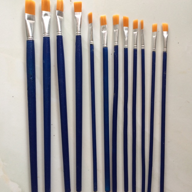 Bộ 12 bút lông( cọ vẽ, bút sơn)