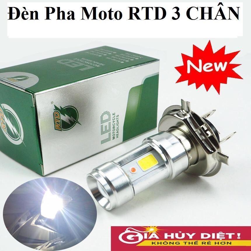 ĐÈN PHA LED 3 TIM  H4 SIÊU SÁNG CHO XE MÁY