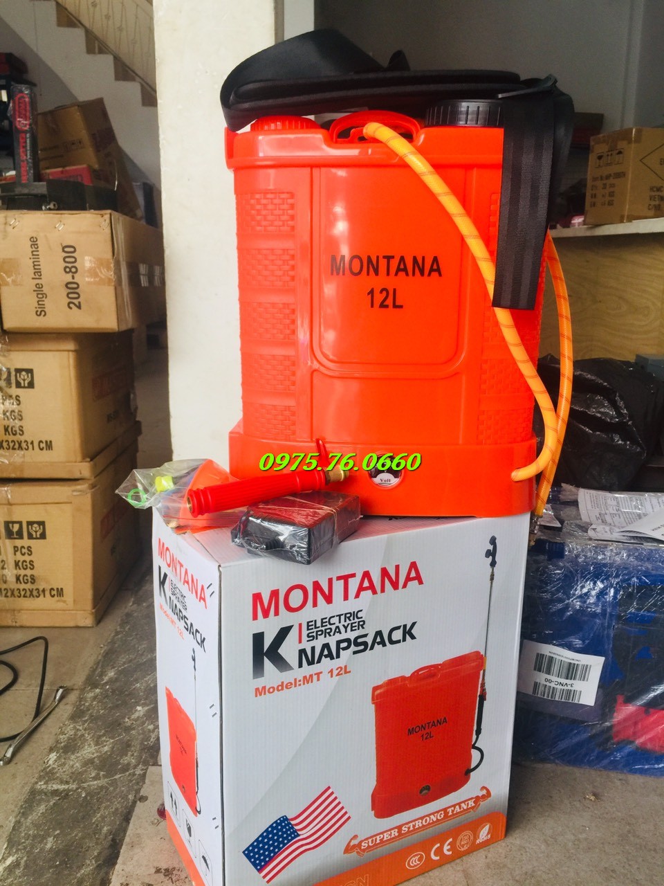 [HCM]BÌNH XỊT ĐIỆN 12L BÌNH XỊT ĐIỆN MONTALA 12 LÍT