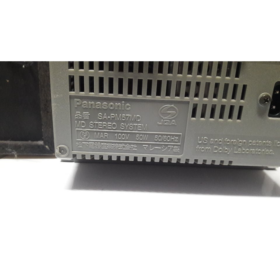 BỘ DÀN PANASONIC PM57 ĐEN PIANO ĐIỆN 100V